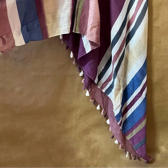 Anthropologie | NWT Aratta Aster Purple Maxi Dress Violet Stripe Tassel Size S - Picture 10 of 16